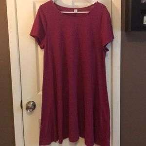 Old Navy dress in a muted fuchsia color.  SZ XL